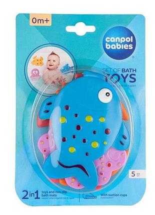 Набор мини-коврики в ванную для детей canpol babies 5 шт 080/003