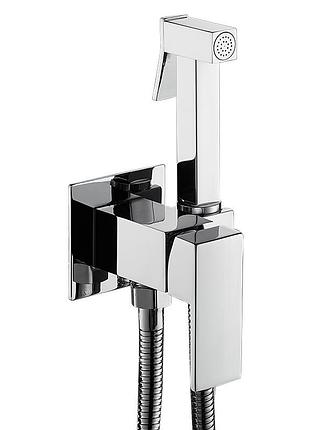 Смеситель для гигиенического душа vbi loreno скрытого монтажа хром латунь 70x70мм vbi-050205c
