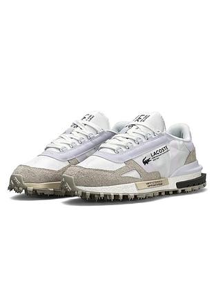Чоловічі кросівки lacoste elite active prm white beige