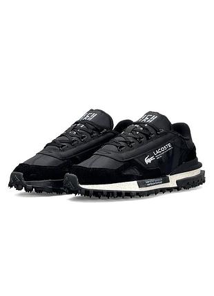 Чоловічі кросівки lacoste elite active prm black white