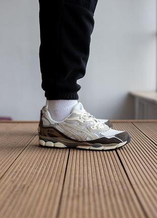 Asics gel-nyc white brown