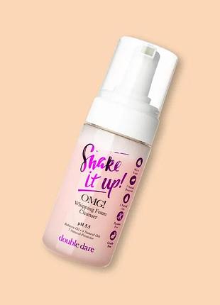 Ніжна пінка для вмивання double dare shake it! omg! whipping foam cleanser