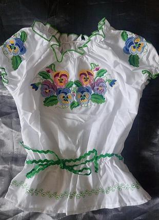 Вышиванка на девочку