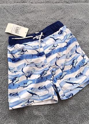 Шорти з акулами на зріст 110-116