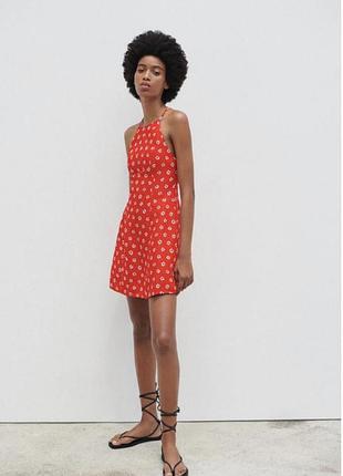 Сукня плаття zara льон лляне