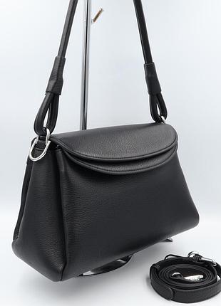 Сумка женская кожаная polina & eiterou y2617-1p black