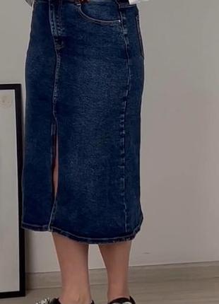 Джинсова спідниця 3
