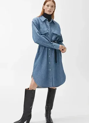 Джинсова сукня сорочка arket