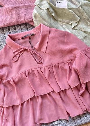Блузка zara сорочка