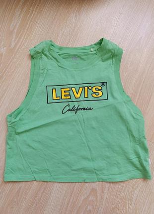Футболка levi's зелёный цвет