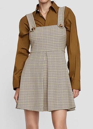 Сукня zara у клітинку | розмір xs