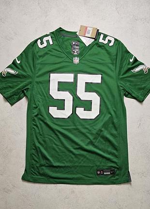 Американский футбол brandon graham #55 eagles nike alternate game jersey kelly green