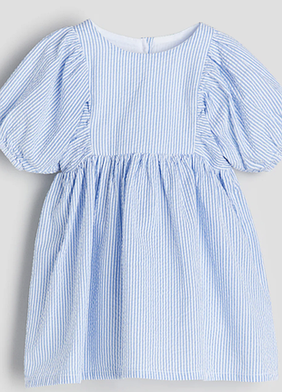 Сукня з м'якого бавовняного жатого ситцю від бренду h&m, р.80