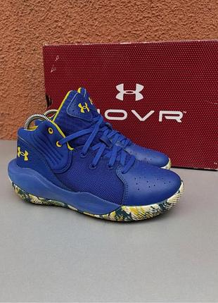 Оригінальні дитячі кросівки under armour jet21 33-33.5 розмір 21 см синього кольору