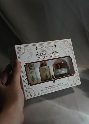 Charlotte tilbury charlotte’s radiant glow on the go set набір для догляду за обличчям