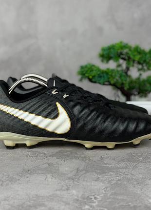 Nike tiempo чоловічі шкіряні бутси