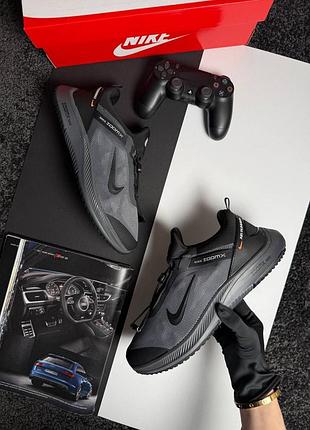 Nike air running grey black 8