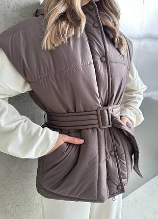 ⭐⭐⭐⭐⭐ 
женская жилетка с утеплителем жилет ⚡ z0295