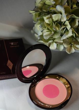 Компактні рум'яна для обличчя charlotte tilbury cheek to chic blusher, love is the drug, 8 г