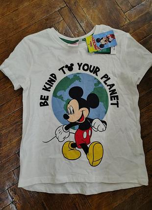 Футболка disney mickey mouse для ребенка, новая с биркой