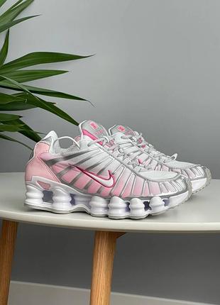 👟 кроссовки nike shox tl pink foam / наложка bs👟