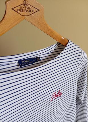 Лонгслив polo ralph lauren женский оригинал в морском стиле