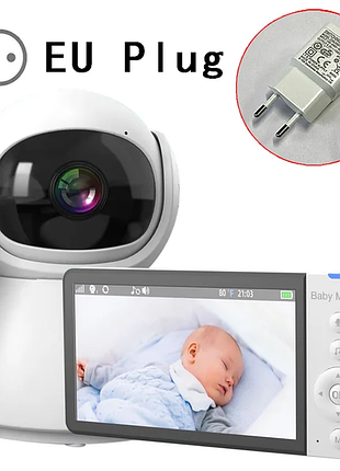Цифровая видеоняня радионяня baby monitor hd screen mini nyana