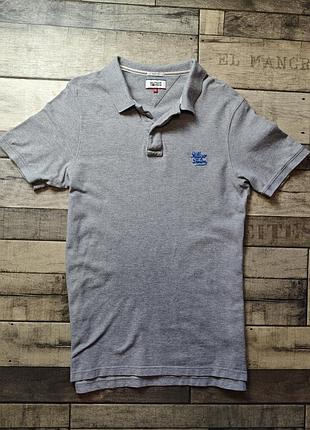Поло чоловіче tommy hilfiger  в сірому кольорі розмір xl