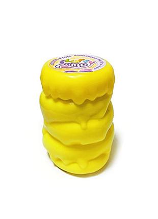 Вязкая масса "fluffy slime" fls-01-01u с сюрпризом желтый