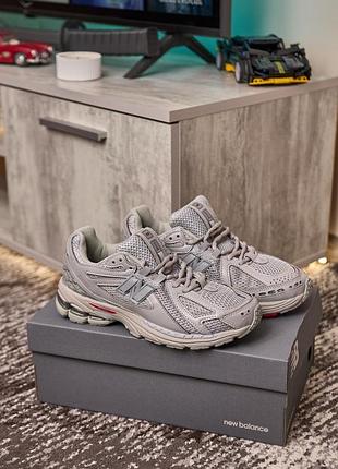 New balance 1906r grey deep red