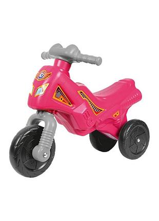 Детский толокар "мини-байк" 4425txk(pink) руль вращается на 360 градусов
