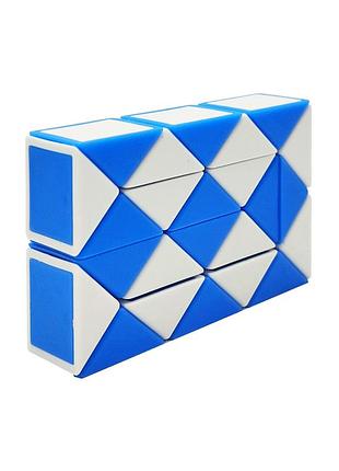 Гра-головоломка "змійка рубіка" bambi 192(blue), блакитний