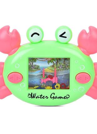 Детская водная игра "крабик" 9905-6(green) размер 13,5 см