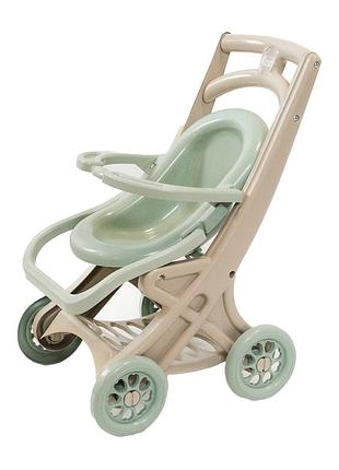 Коляска для ляльок з шезлонгом 0122/01eco бірюзовий