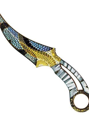 Деревянный сувенирный нож "фанг змей" fan-s serpent