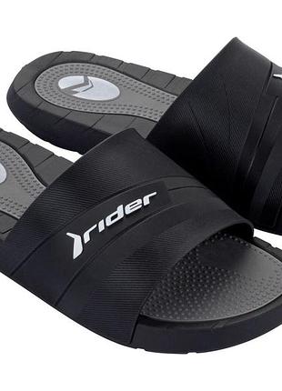 Шлëпки rider чёрные 12511 bn357