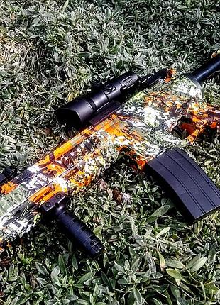 Автомат на орбізах ar416 на акумуляторі
