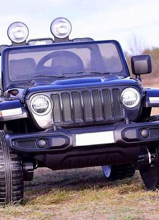 Детский джип bambi jeep m 4176eblr (4 мотора по 45w, mp3, usb, 1 аккум. 12v10ah) черный