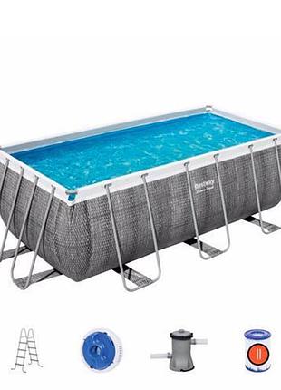 Каркасний басейн для дому power steel bestway 56722