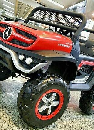 Детский электромобиль джип «mercedes benz» m 4133eblr (4wd полный привод) красный