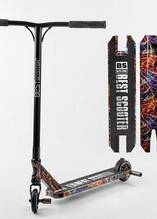 Трюковой самокат усиленный best scooter