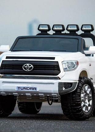 Детский электромобиль bambi джип toyota tundra (jj2266aeblr) белый