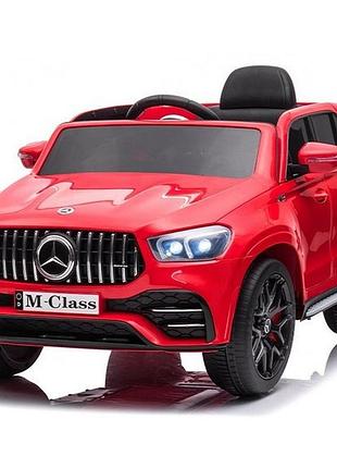 Детский электромобиль джип mercedes m 4781eblr mercedes (4 мотора по 25w, 1 аккум 12v7ah, mp3) красный
