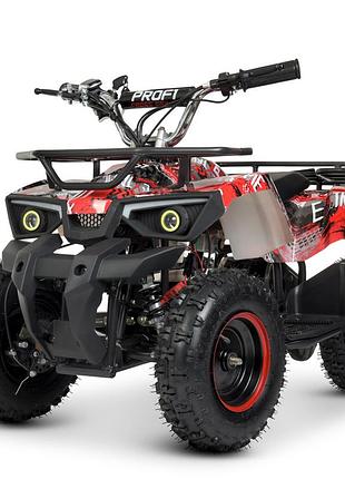 Детский квадроцикл «profi» hb-atv800as до 65 кг 30 км/час красный