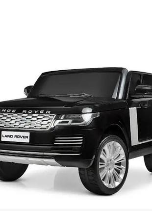 Детский электромобиль джип «land rover» m 4175eblr (4wd полный привод) черный (автопокраска)
