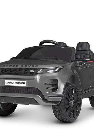 Детский электромобиль джип «range rover evoque» m 4418eblr-2 серый автопокраска