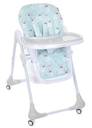 Высокий пластиковый детский стульчик для кормления bambi 3233