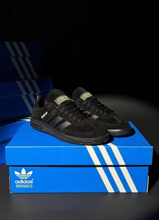 Мужские кроссовки adidas handball spezial black 4