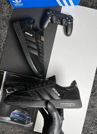 Мужские кроссовки adidas handball spezial black 10