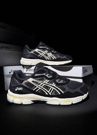 Чоловічі кросівки  asics gel-nyc black white